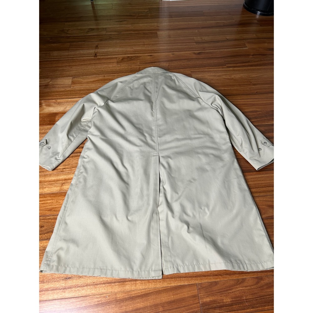 Vtg‎ Raintamer Big Tall Beige lined Trench Coat Menswear Style Overcoat Size 50 - Picture 9 of 9